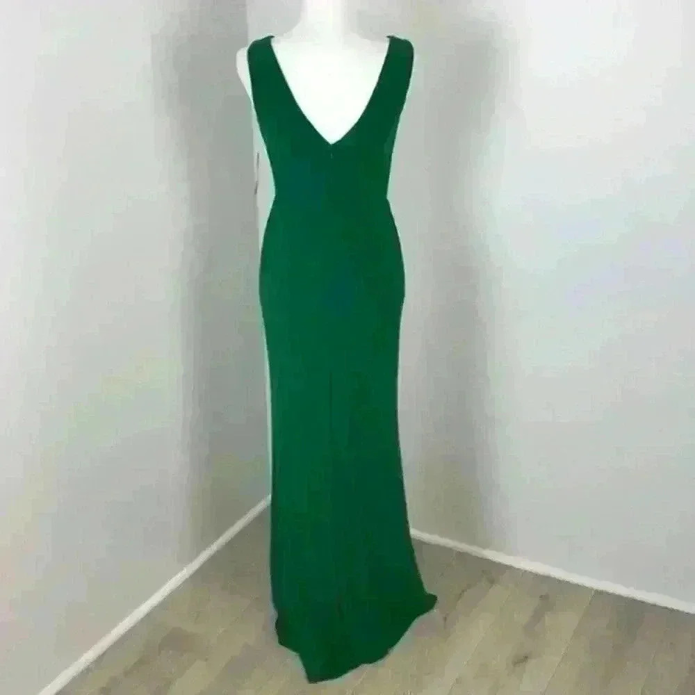 Ralph Lauren Sleeveless Rhinestone Gown Size 0 - Picture 4 of 9